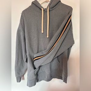 Gray Hooded Sweatshirt - Size XL